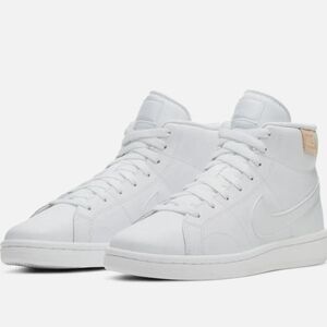 Men's White High-Top Sneakers